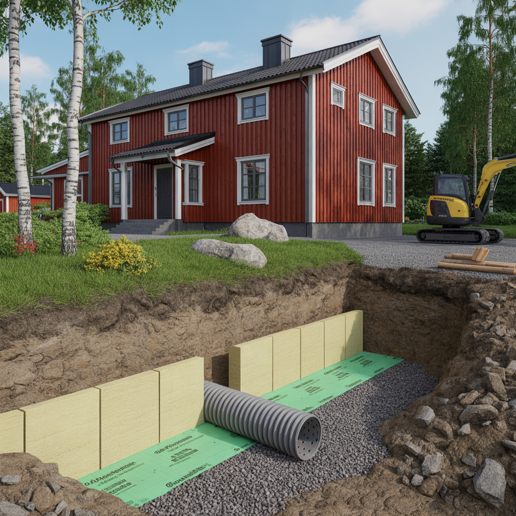 kostnad for dranering av husgrund 2025 vad paverkar priset