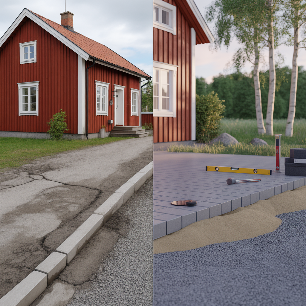 felsokning av sattningar i uppfart och gangar orsaker och at